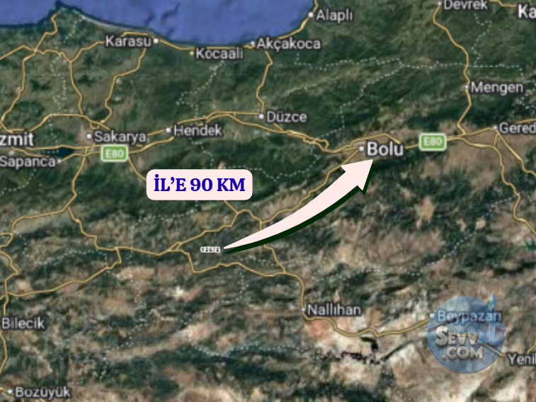 BOLU GÖYNÜK ÇAYLAK  KÖYÜNDE  296 M²  TARLA  SATILIKTIR - BOLU GÖYNÜK fotoğraf 7