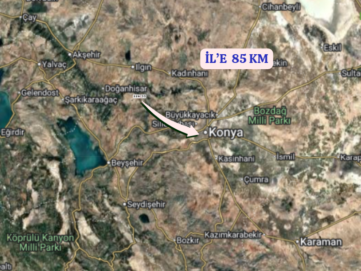 KONYA ILGIN YUKARIÇİĞİL KÖYÜNDE 3.287  M²  TARLA  SATILIKTIR - KONYA ILGIN fotoğraf 5