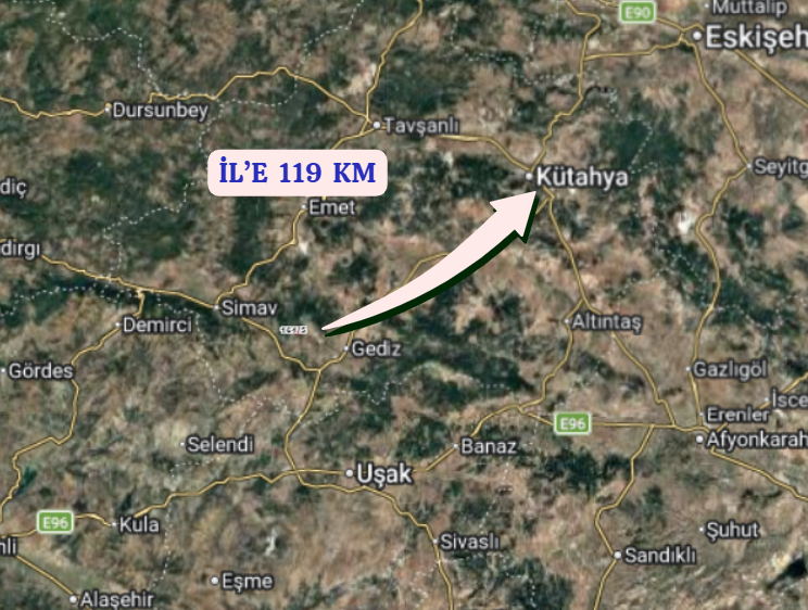 KÜTAHYA ŞAPHANE PAZAR  KÖYÜNDE 4.163 M²  VİŞNE KİRAZ BAHÇESİ  SATILIKTIR - KÜTAHYA ŞAPHANE fotoğraf 11