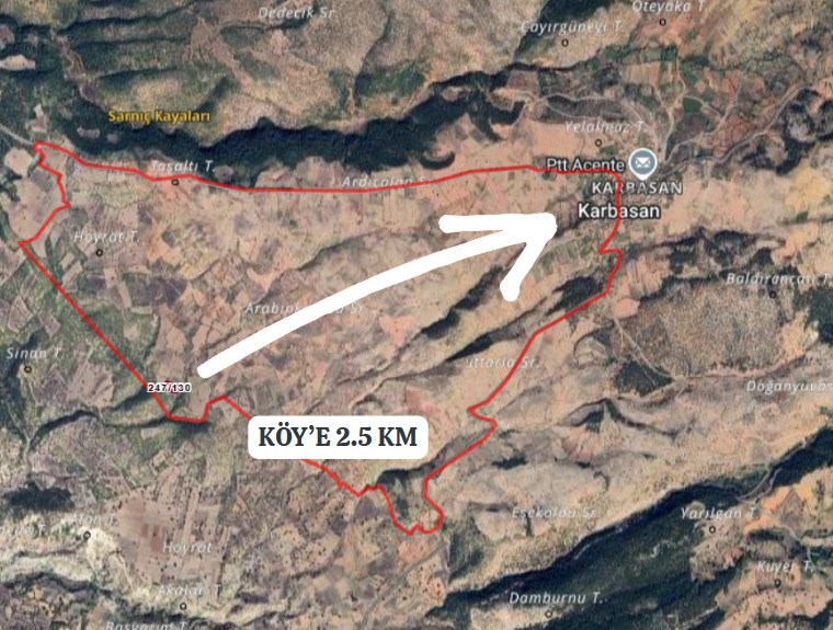 KÜTAHYA HİSARCIK KARBASAN(YENİDOĞAN)'DA 2.930M² TARLA SATILIKTIR - KÜTAHYA HİSARCIK fotoğraf 4