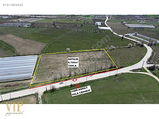 VİP GAYRİMENKUL'den ASFALT YOLA CEPHELİ 6.700m² TARLA - ANTALYA ELMALI fotoğraf 6