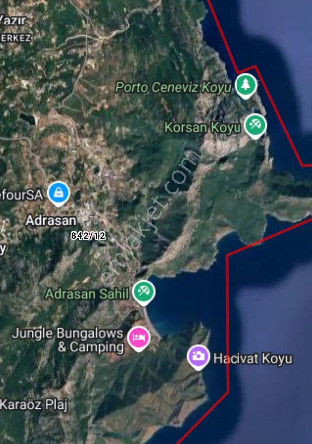 Kumluca Adrasanda Satılık Arsa-tarla( Dönüm Fiyatı) - ANTALYA KUMLUCA fotoğraf 26