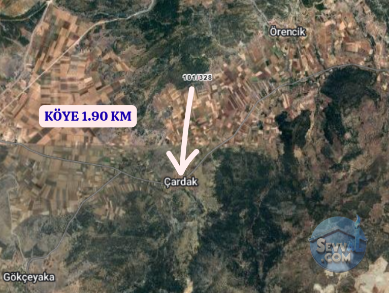 BURDUR YEŞİLOVA ÇARDAK  KÖYÜNDE 476 M²  TARLA  SATILIKTIR - BURDUR YEŞİLOVA fotoğraf 5