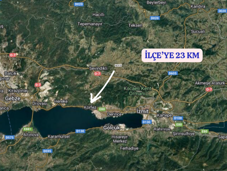 KOCAELİ KÖRFEZ HİMMETLİ  KÖYÜNDE 2.916  M² TARLA SATILIKTIR - KOCAELİ KÖRFEZ fotoğraf 5