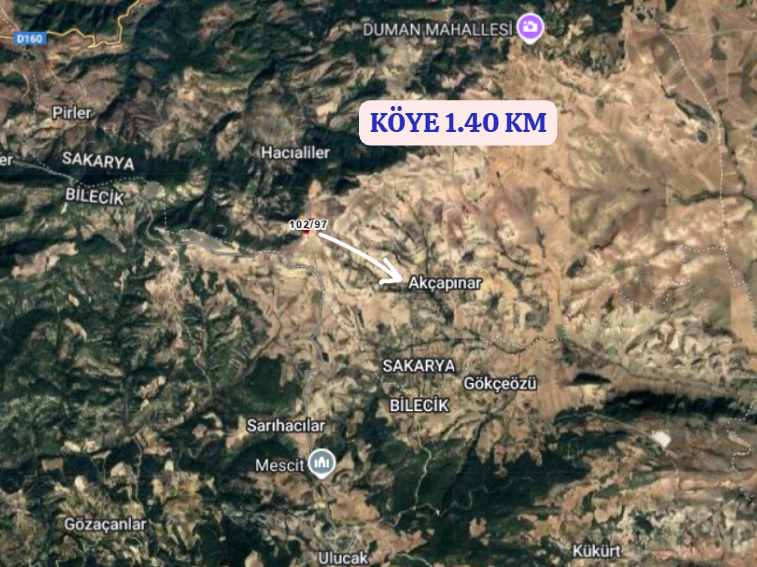 SAKARYA TARAKLI AKÇAPINAR  MAHALLESİ  6.394  M²  TARLA  SATILIKTIR - SAKARYA TARAKLI fotoğraf 4
