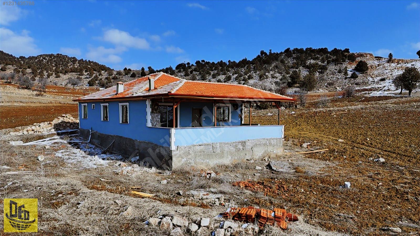 ÇİĞDEMLİ'DE 170m² EVİ OLAN 5.246m² BAHÇE ALANI SATILIK - DENİZLİ ÇAMELİ fotoğraf 4