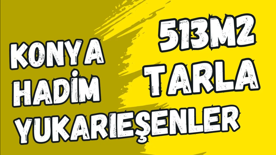 KONYA HADİM YUKARIEŞENLER KÖYÜNDE 513m² TARLA SATILIKTIR - KONYA HADİM fotoğraf 9