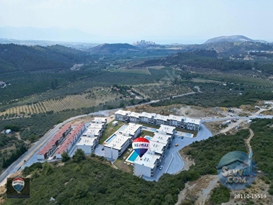 Deniz ve Doğa Manzaralı Havuzlu Sitede Satılık Sıfır 1+1 Daire - AYDIN KUŞADASI fotoğraf 5