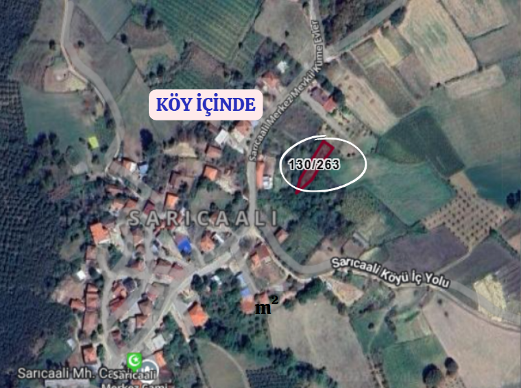 KOCAELİ KANDIRA SARICAALİ   KÖYÜNDE 494 M²  BAHÇE  SATILIKTIR - KOCAELİ KANDIRA fotoğraf 4