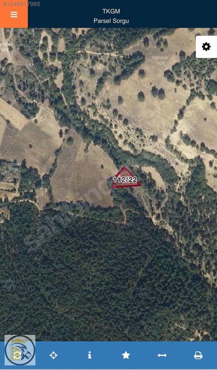 ASLAN EMLAK'TAN SATILIK KÜTAHYA HİSARCIKTA 853 M2 TARLA !!! - KÜTAHYA HİSARCIK fotoğraf 12