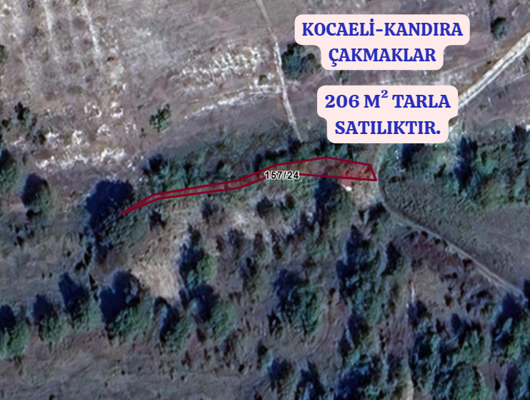    KOCAELİ KANDIRA ÇAKMAKLAR  KÖYÜNDE 206 M²  TARLA SATILIKTIR - KOCAELİ KANDIRA fotoğraf 2