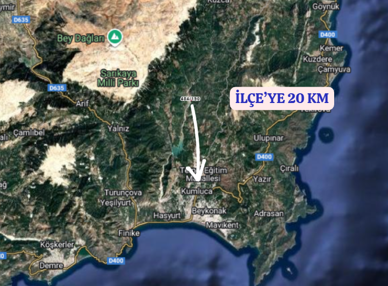 ANTALYA KUMLUCA KARACAÖREN  KÖYÜNDE 510 M²  BAHÇE  SATILIKTIR - ANTALYA KUMLUCA fotoğraf 5