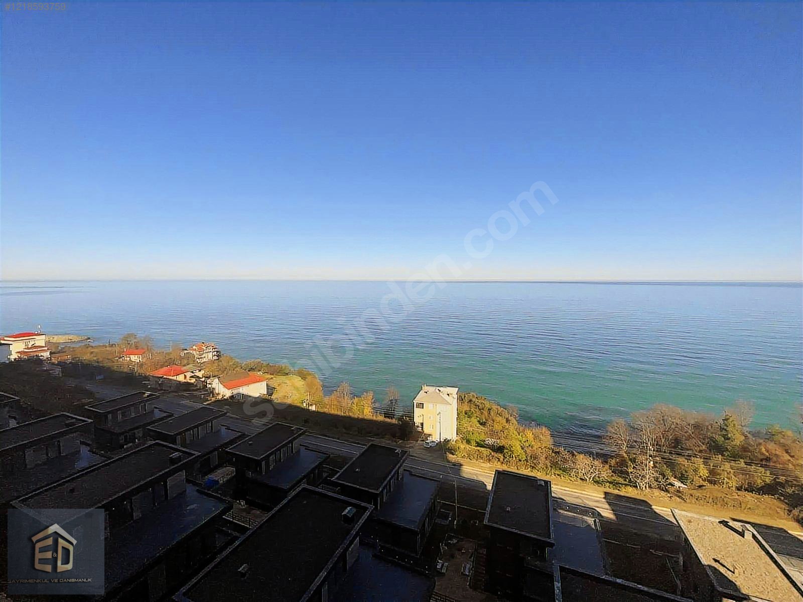 KALECİK'DE BLACKSEA SİTESİNDE SATILIK 3+1 DENİZ MANZARALI DAİRE - TRABZON ARAKLI fotoğraf 3