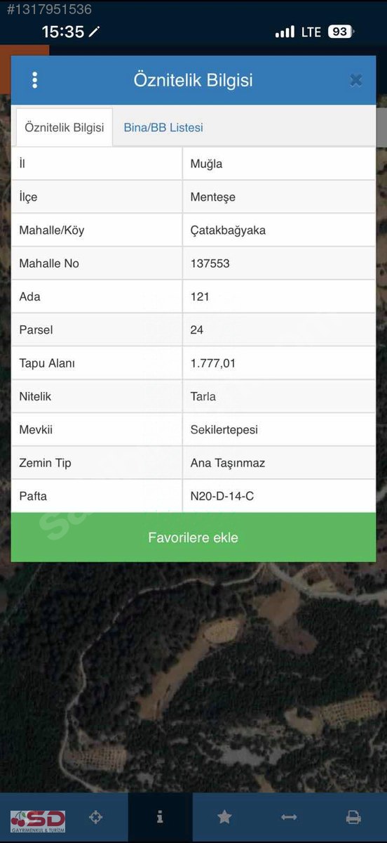 Muğla Akbük koyuna 15 dk mesafede kelepir 1777 m2 arazi - MUĞLA MENTEŞE fotoğraf 12