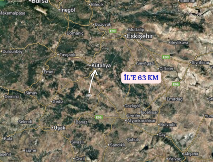 KÜTAHYA ALTINTAŞ PINARCIK  KÖYÜNDE 2.955  M²  TARLA  SATILIKTIR  - KÜTAHYA ALTINTAŞ fotoğraf 6