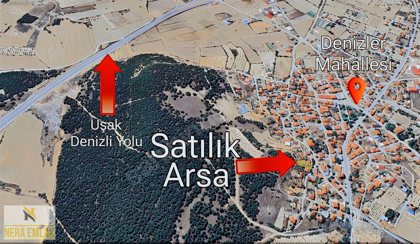 ÇAL DENİZLER'DE EV YAPIMINA HAZIR 2KAT İMARLI TEK TAPU 567m2ARSA