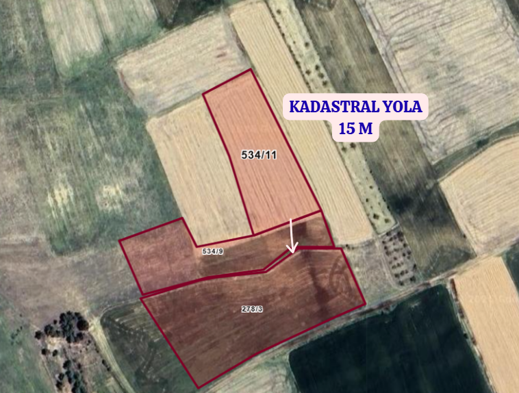 AFYONKARAHİSAR DAZKIRI ESENTEPE  KÖYÜNDE 3.584  M² TARLA  SATILIKTIR - AFYONKARAHİSAR DAZKIRI fotoğraf 3