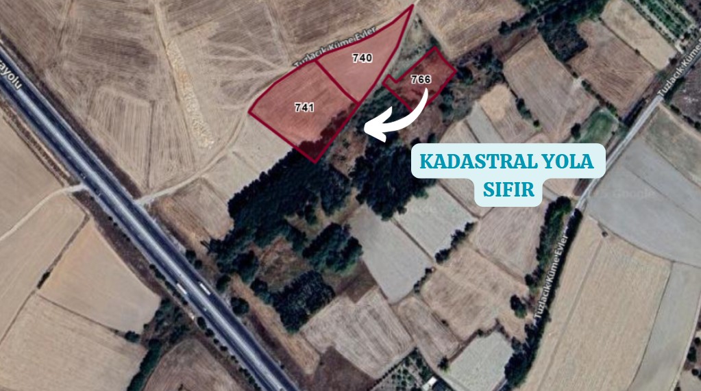 YOZGAT SORGUN TUZLACIK KÖYÜNDE 2.100 M² TARLA SATILIKTIR - YOZGAT SORGUN fotoğraf 3