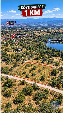 KÜTAHYA TAVŞANLI KARACAKAŞ KÖYÜN DE 3.306 M² TARLA SATILIKTIR - KÜTAHYA TAVŞANLI fotoğraf 2