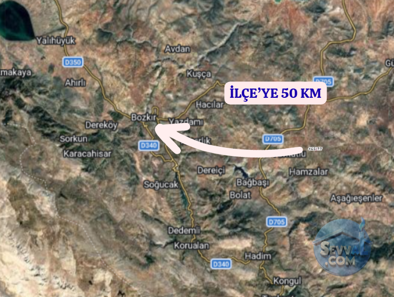 KONYA BOZKIR HAMZALAR  KÖYÜNDE 8.925 M²  BAĞ  SATILIKTIR - KONYA BOZKIR fotoğraf 6
