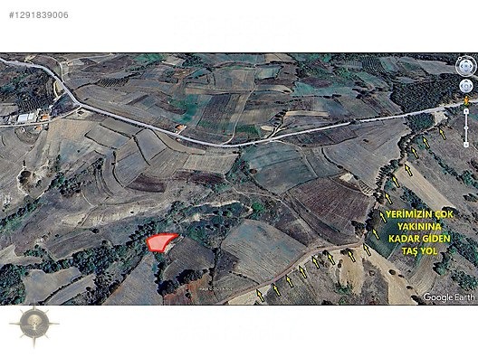 KANDIRA AHMETHACILAR'DA 1028m2 RESMİ YOLA 1 PARSEL FIRSAT TARLA - KOCAELİ KANDIRA fotoğraf 4