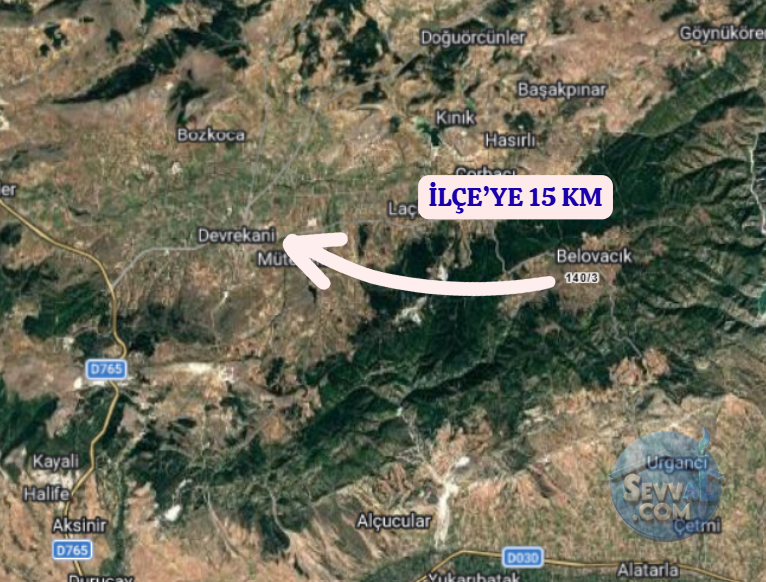 KASTAMONU DEVREKANİ BELOVACIK  KÖYÜNDE 1.070 M²  TARLA  SATILIKTIR - KASTAMONU DEVREKANİ fotoğraf 6