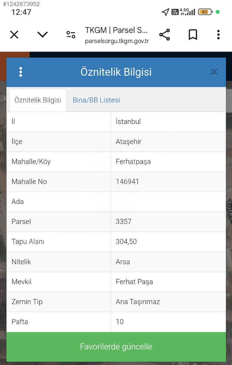 Sahibinden satılık imarlı arsa - İSTANBUL ATAŞEHİR fotoğraf 5