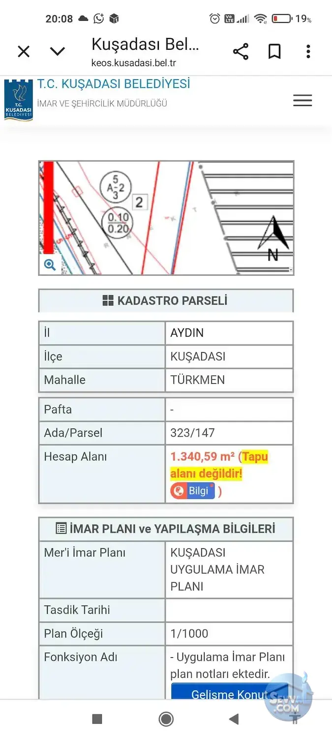 1340 M2 ARSA KUŞADASI TÜRKMENDE - AYDIN KUŞADASI fotoğraf 5