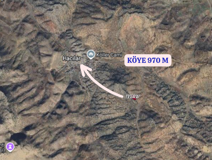 KONYA BOZKIR HACILAR  KÖYÜNDE 3.560  M²  TARLA  SATILIKTIR - KONYA BOZKIR fotoğraf 4