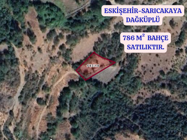   ESKİŞEHİR SARICAKAYA DAĞKÜPLÜ   KÖYÜNDE 786 M²  BAHÇE  SATILIKTIR - ESKİŞEHİR SARICAKAYA fotoğraf 2