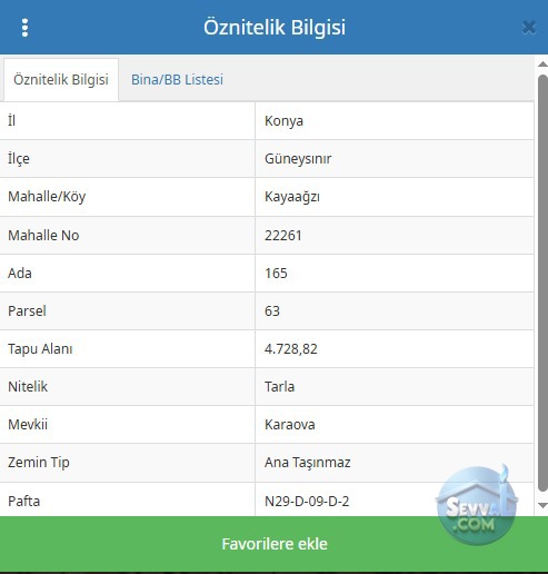 KONYA GÜNEYSINIR KAYAAĞZI NDA 4.728 M² TARLAMIZ SATILIKTIR - KONYA GÜNEYSINIR fotoğraf 2