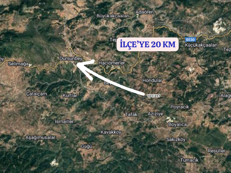 BALIKESİR DURSUNBEY AKYAYLA  KÖYÜNDE  699  M²  BAĞ  SATILIKTIR - BALIKESİR DURSUNBEY fotoğraf 5