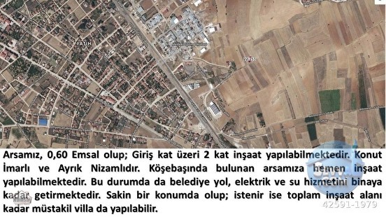 Geleceği Açık Olan Bir Konumda, Yatırımlık İmarlı Köşebaşı Konut Arsası - ISPARTA ŞARKİKARAAĞAÇ fotoğraf 4