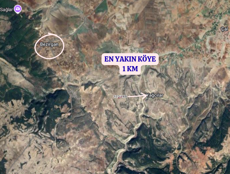 KÜTAHYA ASLANAPA BEZİRGAN  KÖYÜNDE  5.083  M²  TARLA  SATILIKTIR - KÜTAHYA ASLANAPA fotoğraf 4