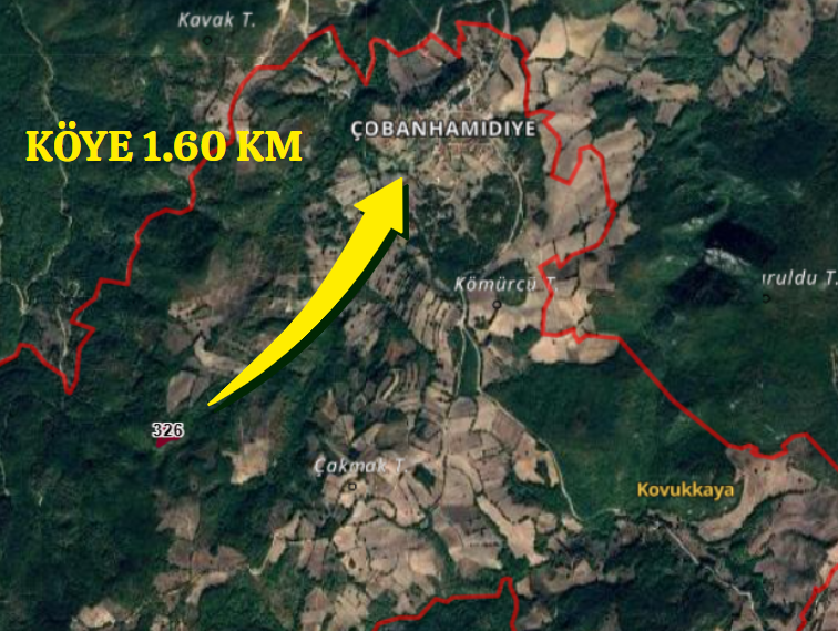 BALIKESİR GÖNEN ÇOBANHAMİDİYE KÖYÜNDE 4.900 M² TARLA SATILIKTIR. - BALIKESİR GÖNEN fotoğraf 4