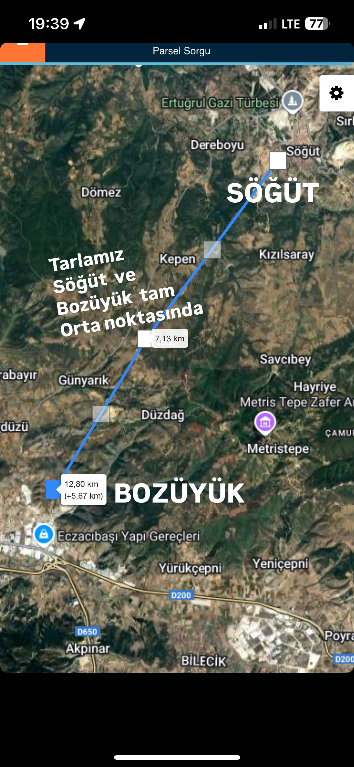 YATIRIMLIK 8,300 m2 GES’e KOMŞU TARLA -  BİLECİK-SÖĞÜT-KEPEN - BİLECİK SÖĞÜT fotoğraf 7