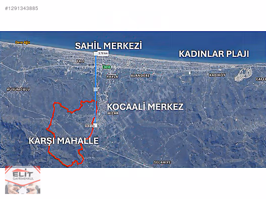 YAŞAR SERBEST'ten FIRSAT / UYGUN MUSTAKİL ARSA 325M2 DOĞALGAZLI - SAKARYA KOCAALİ fotoğraf 2