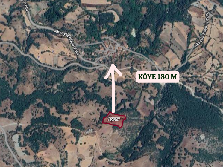 BALIKESİR DURSUNBEY AKYAYLA  KÖYÜNDE  6.069  M²  TARLA  SATILIKTIR - BALIKESİR DURSUNBEY fotoğraf 5