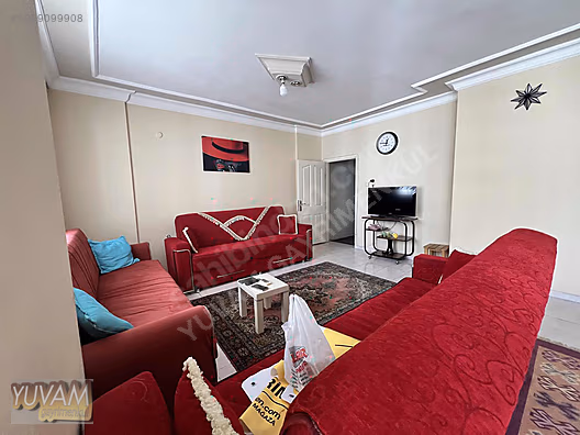 DENİZ MANZARALI 2+1 GENİŞ OTURUM EŞYALI DAİRE - MERSİN MEZİTLİ fotoğraf 4