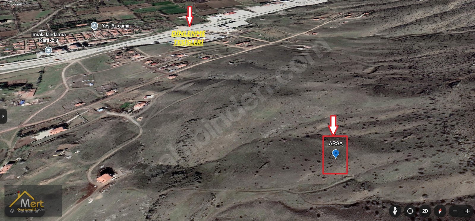 MERT GAYRİMENKULDEN IRMAK KÖYÜNDE YATIRIMLIK KUPON ARSALAR - KIRIKKALE YAHŞİHAN fotoğraf 2