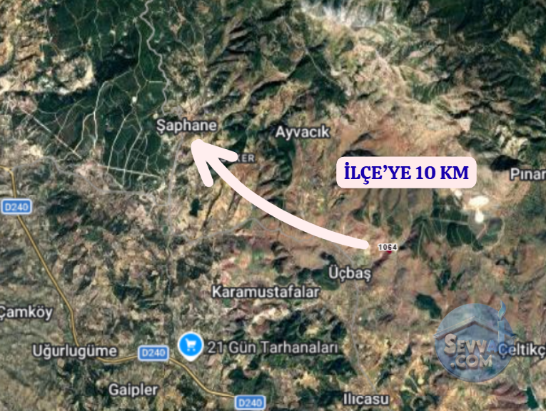 KÜTAHYA ŞAPHANE ÜÇBAŞ  KÖYÜNDE 11.850 M²  TARLA  SATILIKTIR - KÜTAHYA ŞAPHANE fotoğraf 5