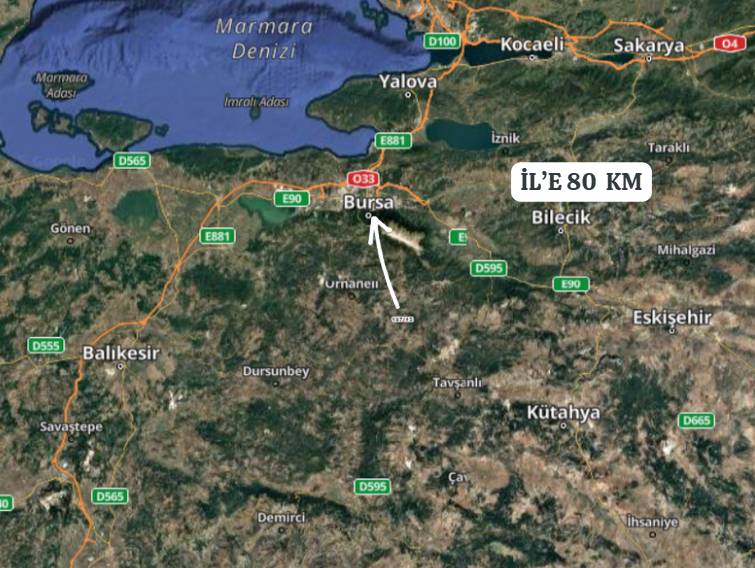 BURSA KELES BAŞAK  KÖYÜNDE 2.764 M² TARLA  SATILIKTIR - BURSA KELES fotoğraf 6