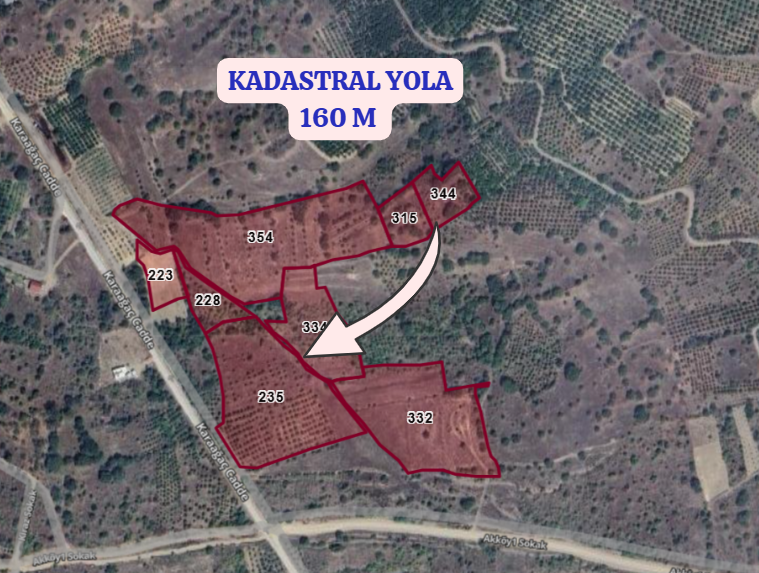 BİLECİK İNHİSAR AKKUM  KÖYÜNDE 1.900 M² TARLA  SATILIKTIR - BİLECİK İNHİSAR fotoğraf 3