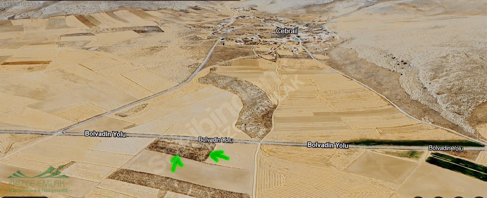 Yunak Cebrail Köyü Asfalt kıyısı Satılık 7.543 m2 Tarla - KONYA YUNAK fotoğraf 9