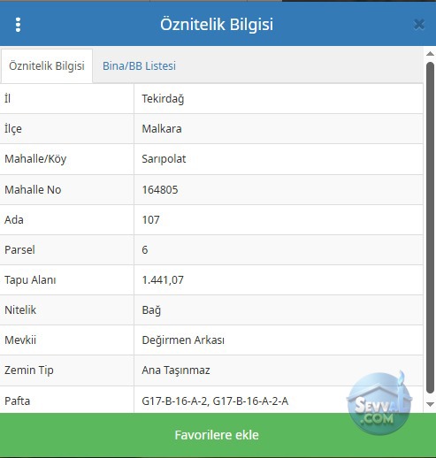TEKİRDAĞ MALKARA SARIPOLAT DA 1.441 M² BAĞIMIZ SATILIKTIR - TEKİRDAĞ MALKARA fotoğraf 2
