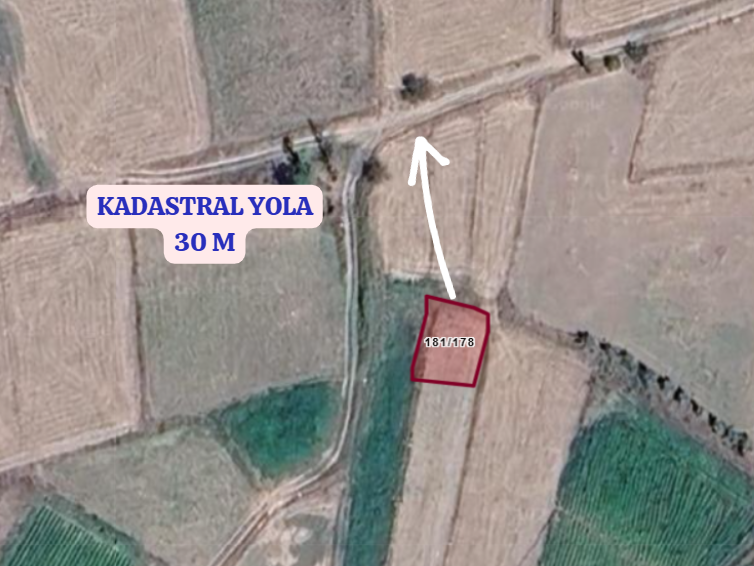DENİZLİ ACIPAYAM OLUKBAŞI   KÖYÜNDE   176  M²  TARLA SATILIKTIR - DENİZLİ ACIPAYAM fotoğraf 3