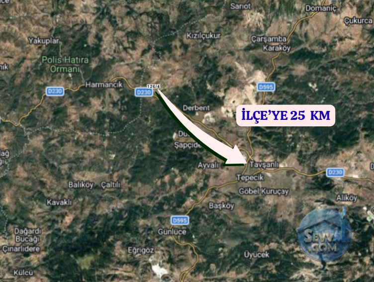 KÜTAHYA TAVŞANLI ARTIRANLAR  KÖYÜNDE  2.680 M²  TARLA  SATILIKTIR - KÜTAHYA TAVŞANLI fotoğraf 5