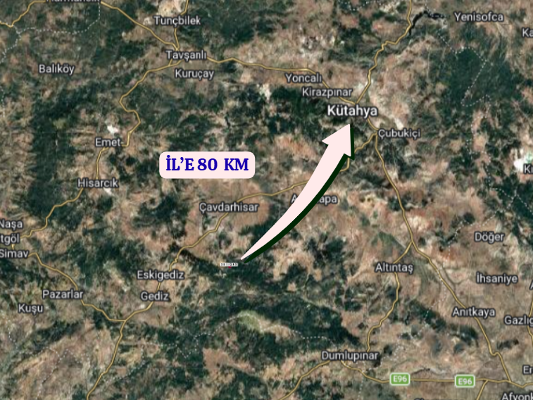 KÜTAHYA GEDİZ CEBRAİL,FATİH  KÖYÜNDE  4.058 M²  TARLA  SATILIKTIR - KÜTAHYA GEDİZ fotoğraf 6
