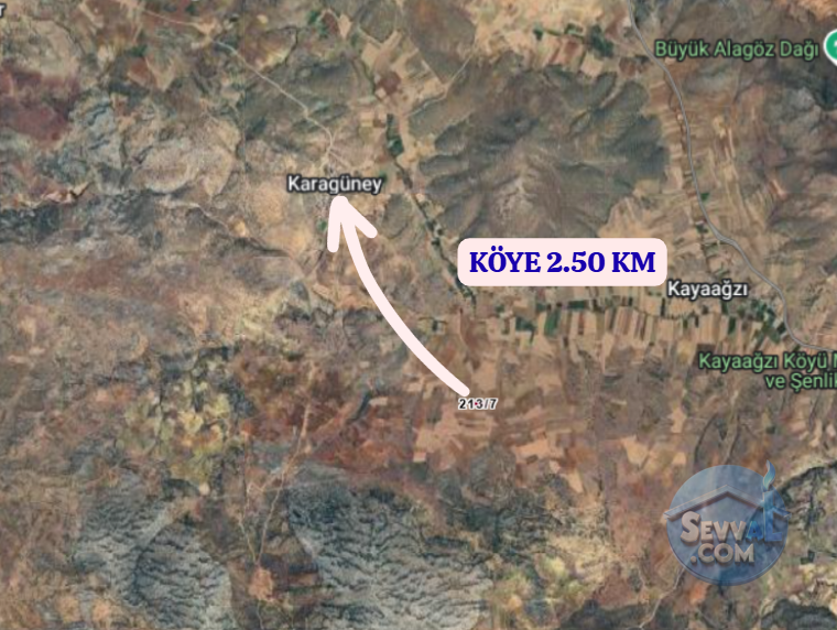 KONYA GÜNEYSINIR AĞRAS  KÖYÜNDE  2.262 M²  BAĞ  SATILIKTIR - KONYA GÜNEYSINIR fotoğraf 4