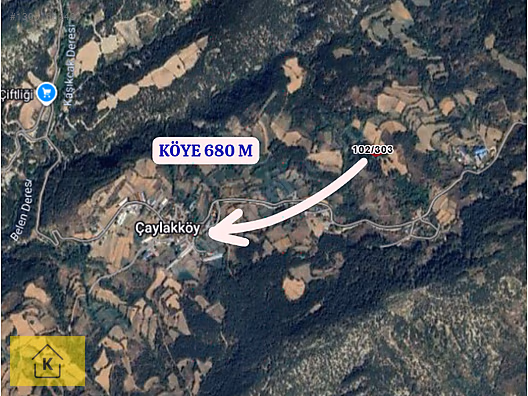 BOLU GÖYNÜK ÇAYLAK KÖYÜNDE 768 M² TARLA SATILIKTIR - BOLU GÖYNÜK fotoğraf 4